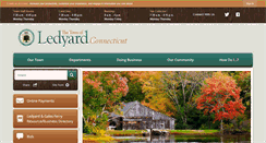 Desktop Screenshot of ledyardct.org