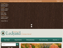 Tablet Screenshot of ledyardct.org
